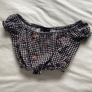 Pacsun off the shoulder crop top